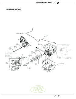 CIPSA PR8HA · Montaje de motores · diagrama original