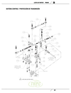 CIPSA PR8HA · Control y protección de transmisión · diagrama original