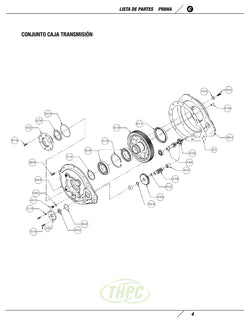 CIPSA PR8HA · Caja de transmisión · diagrama original