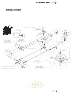 CIPSA PR8HA · Manubrio · diagrama original