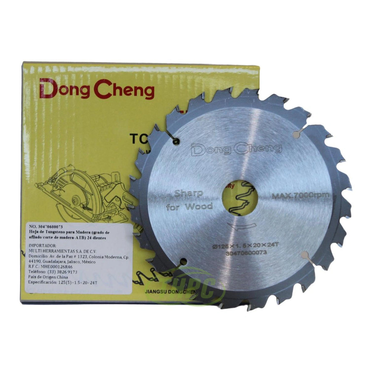 Hojas de sierra TCT DongCheng · tipo afilado
