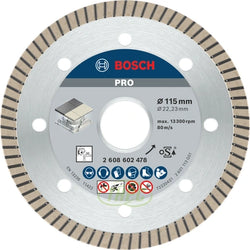 Disco diamantado BOSCH PRO Ceramic · 115 / 125 mm