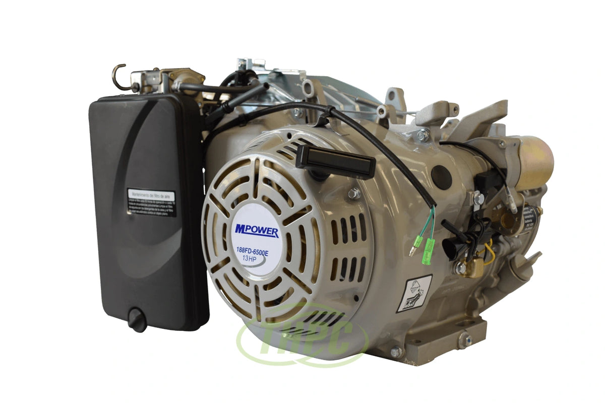 Motor Cónico 13 hp Gasolina Para Generador 6500E MPOWER · 188FD-6500E