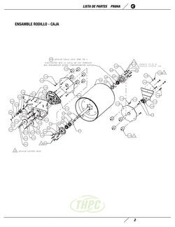CIPSA PR8HA · Rodillo y caja · diagrama original