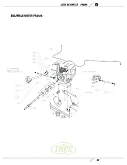 CIPSA PR8HA · Motor PR8AK8 · diagrama original