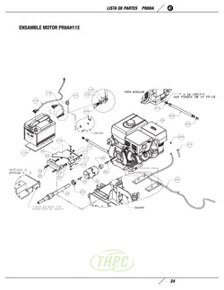 CIPSA PR8HA · Motor PR8AH11E · diagrama original