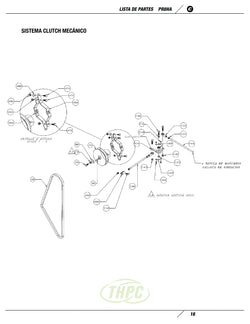 CIPSA PR8HA · Clutch mecánico · diagrama original