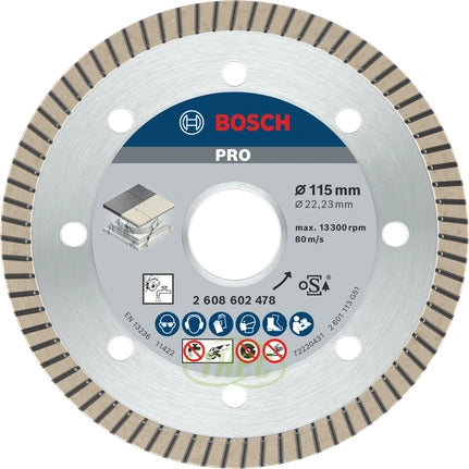 Disco diamantado BOSCH PRO Ceramic · 115 / 125 mm