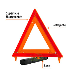 Triángulo de seguridad Truper TRISE-435 · Con estuche